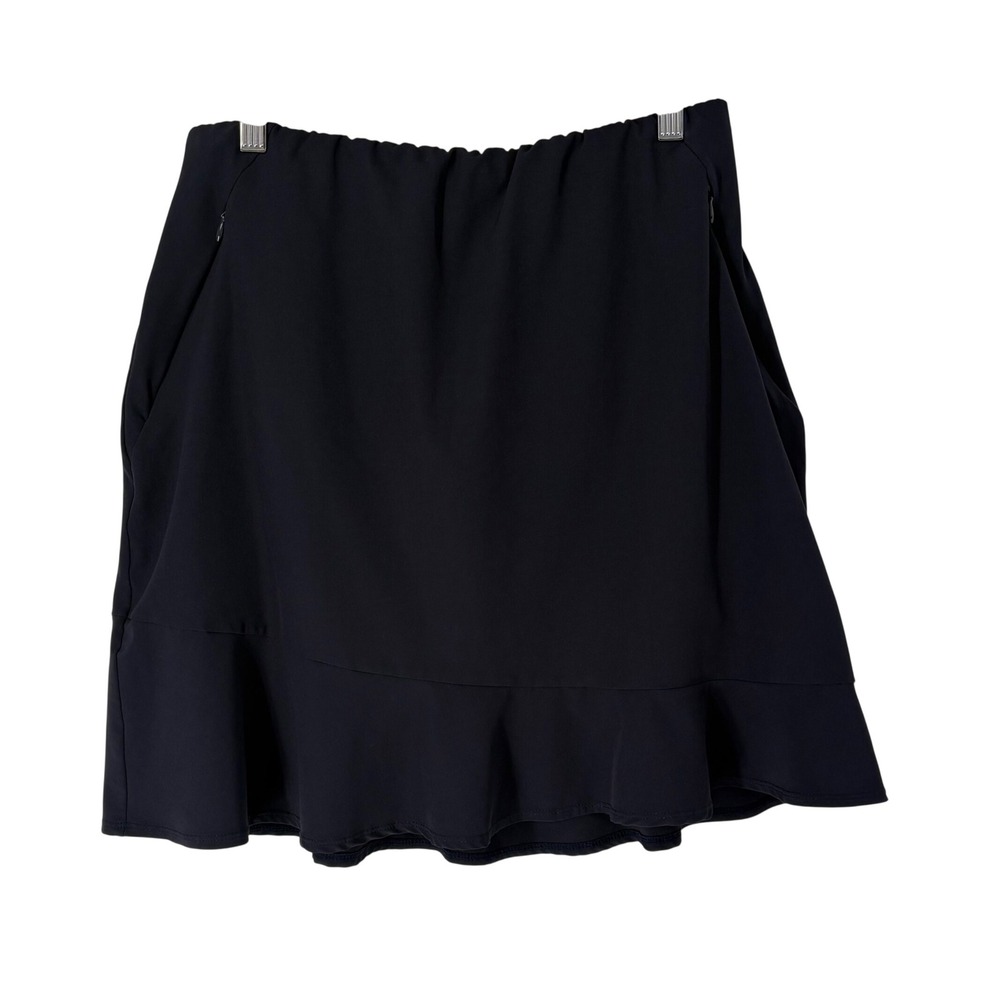 Tail Activewear Navy Blue Ruffle Hem Golf‎ Tennis Skort 10 Stretch Athleisure